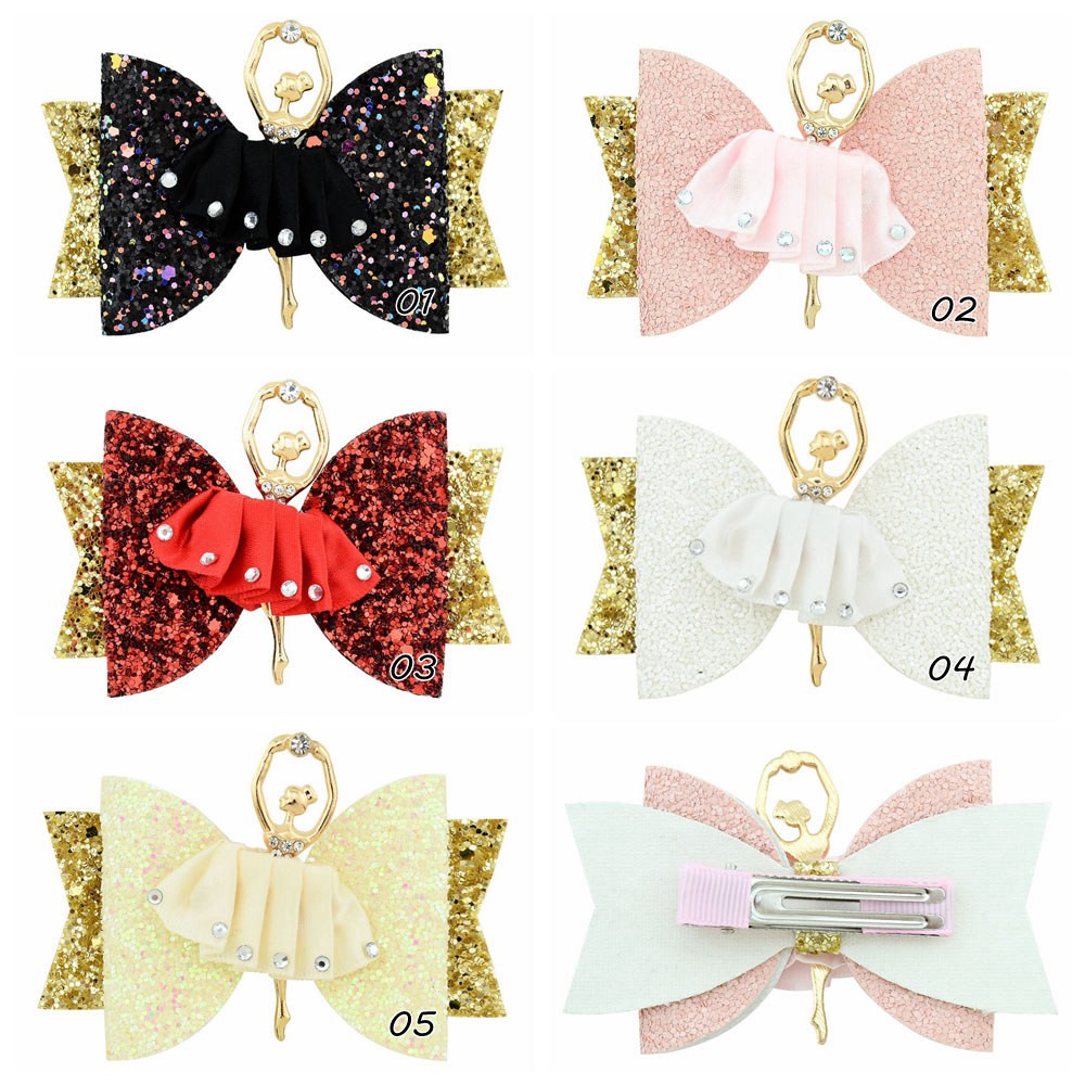 Kẹp tóc nơ KIDSBOWS xinh xắn lấp lánh dễ thương cho bé gái