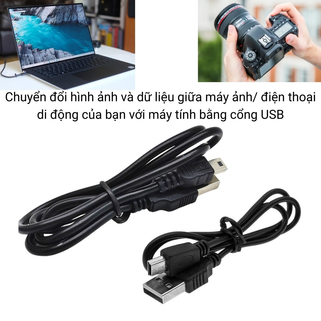 Cáp sạc chân vuông truyền dữ liệu nhanh đầu USB_A sang USB_B