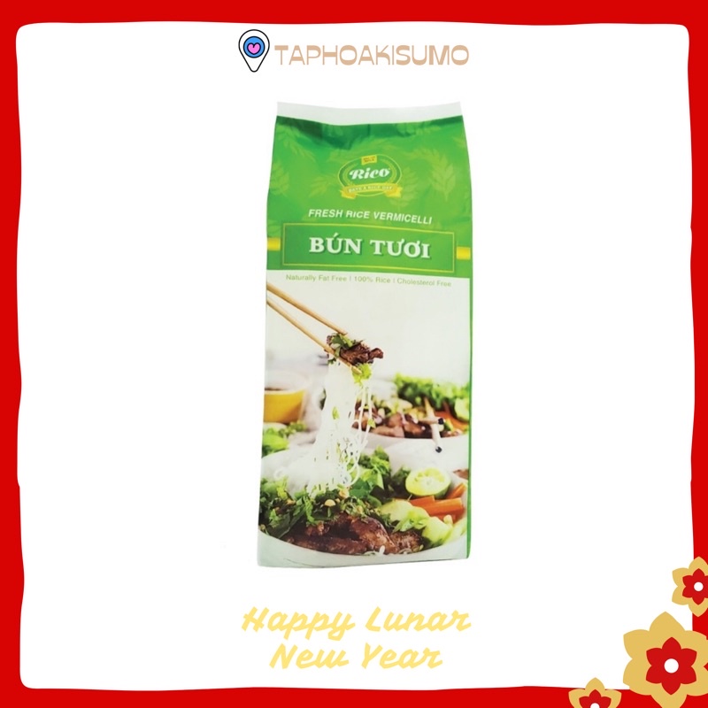 Bún tươi khô RICO hàng xuất Nhật gói 300 gram/ 400 gram