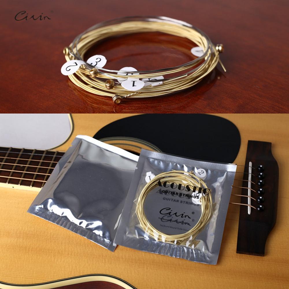 Set 6 Dây Đàn Guitar Lõi Thép Lục Giác Thông Dụng 6 Món