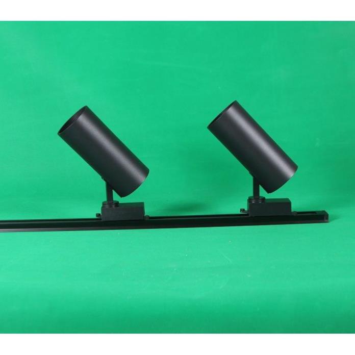 Bộ 4 đèn Led rọi ray ông bơ 30W trang trí shop tặng kèm thanh ray 1m