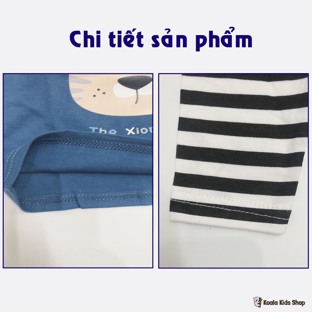 Áo thun dài tay bé trai. Áo thu đông trẻ em chất cotton họa tiết đẹp từ 2-7 tuổi