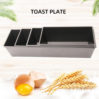 20 / 25 / 30 / 35CM Khuôn Bánh Chống Dính Thép Carbon Hình Chữ Nhật Bánh Mì Nướng Chảo Máy Nướng