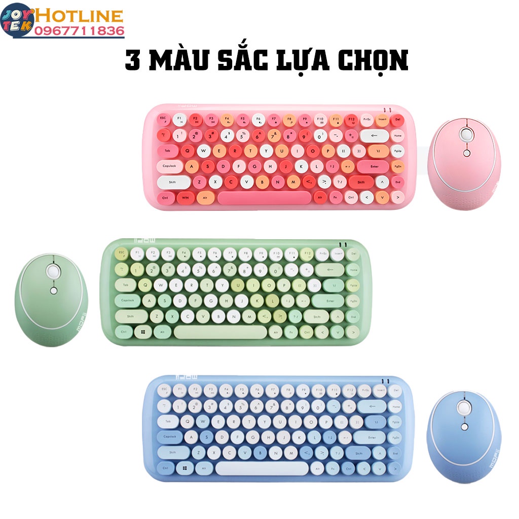 Mofii candy Min | Bàn phím và chuột không dây wireless 2.4ghz MOFII CANDY MIN điện thoại ipad PC laptop Tivi macbook | BigBuy360 - bigbuy360.vn