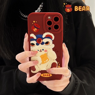 Ốp Lưng Điện Thoại Bằng silicone Hình Hoạt Hình Dành Cho iPhone 13promax Apple 12 11 XR XS