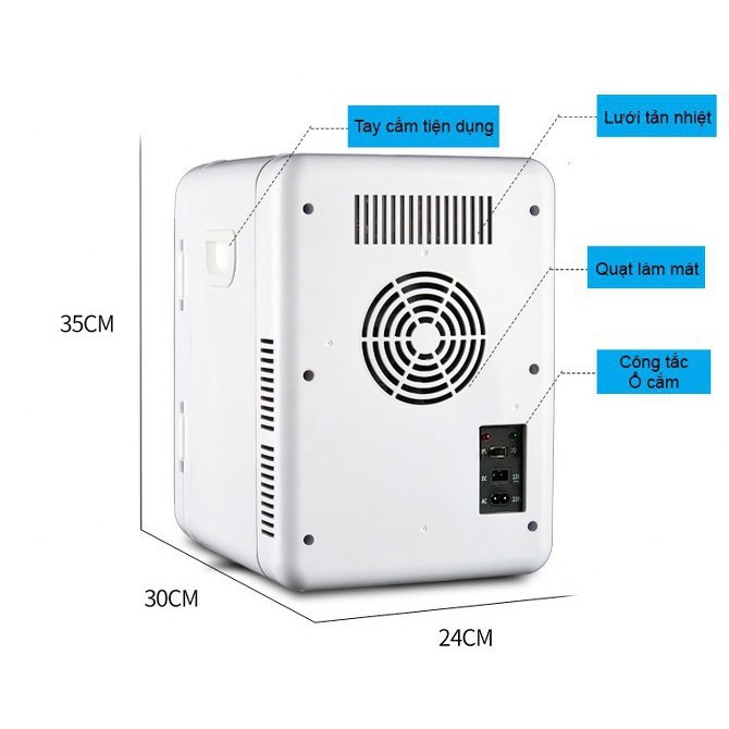 Tủ lạnh, tủ mát mini Hyundai 13.5 lít  cao cấp