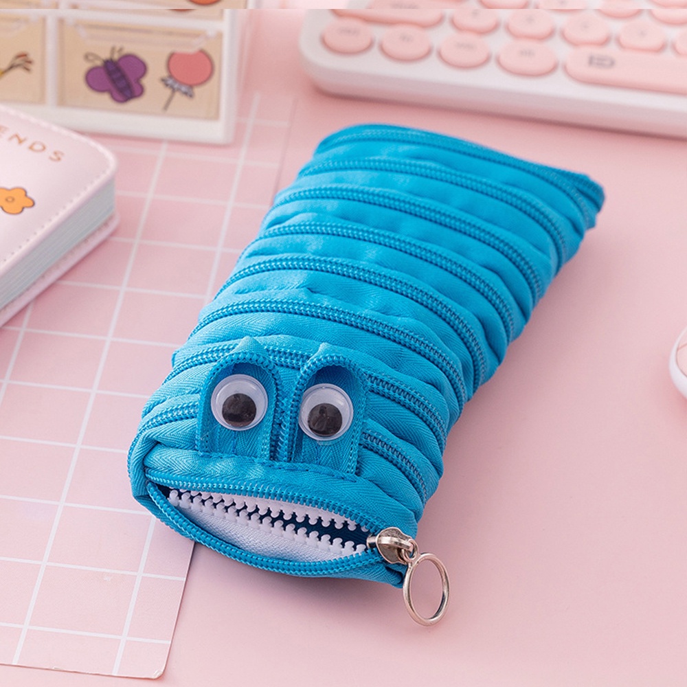 Trẻ em Hộp đựng bút chì dễ thương Dây kéo Trường học Văn phòng phẩm Túi lưu trữ Túi đựng bút cho bé gái