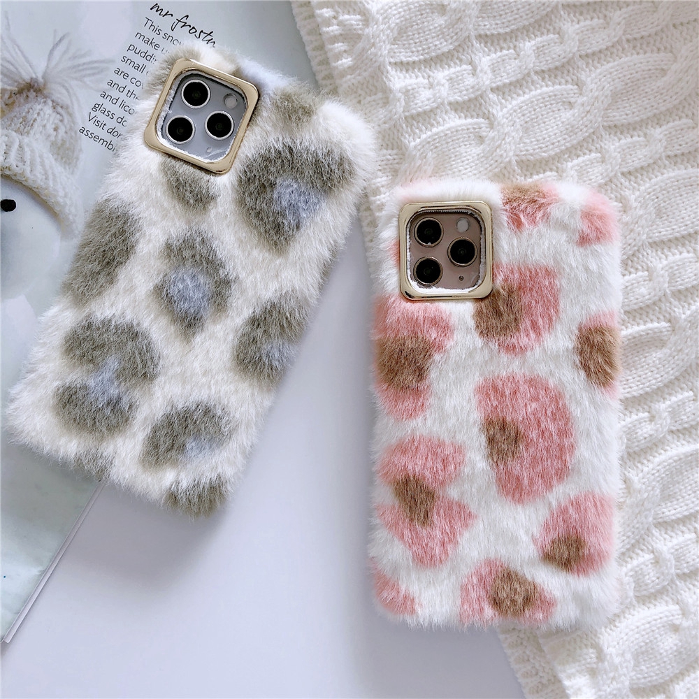 Ốp Lưng TPU HọA TiếT Da BáO Cho iPhone 13 12 11 Pro MAX Mini 12Pro 13Pro XS X XR 8 7 6s 6 Plus