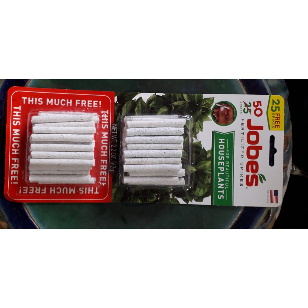 Phân que tan chậm Jobes hàng Mỹ vỉ 50 que