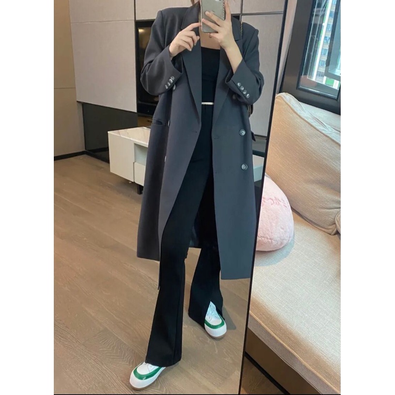 Áo khoác kaki cổ vest thời trang mùa thu cá tính cao cấp cho nữ
 | BigBuy360 - bigbuy360.vn