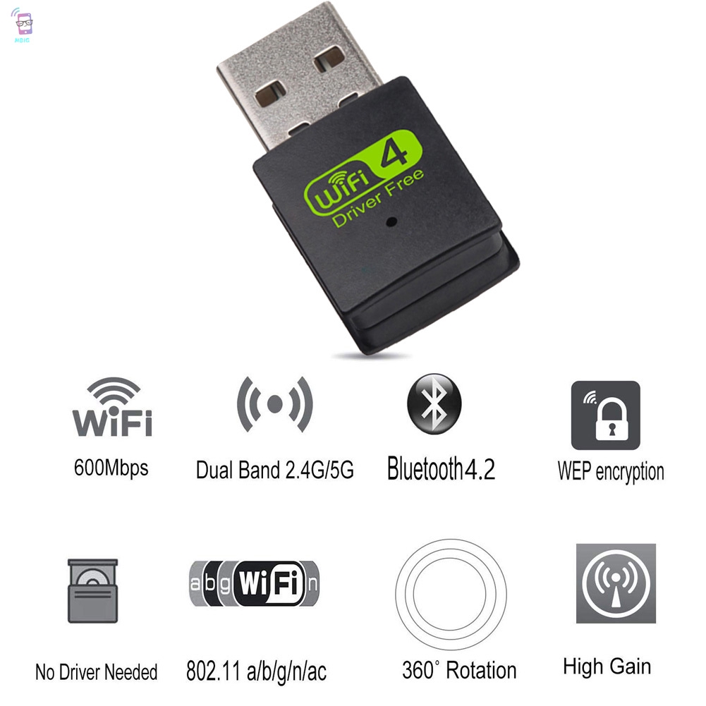 Usb Wifi Bluetooth Không Dây Cho Pc Laptop mg My