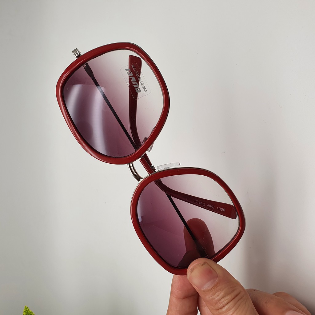 Mắt kính nữ thời trang chống UV 400 càng kim loại