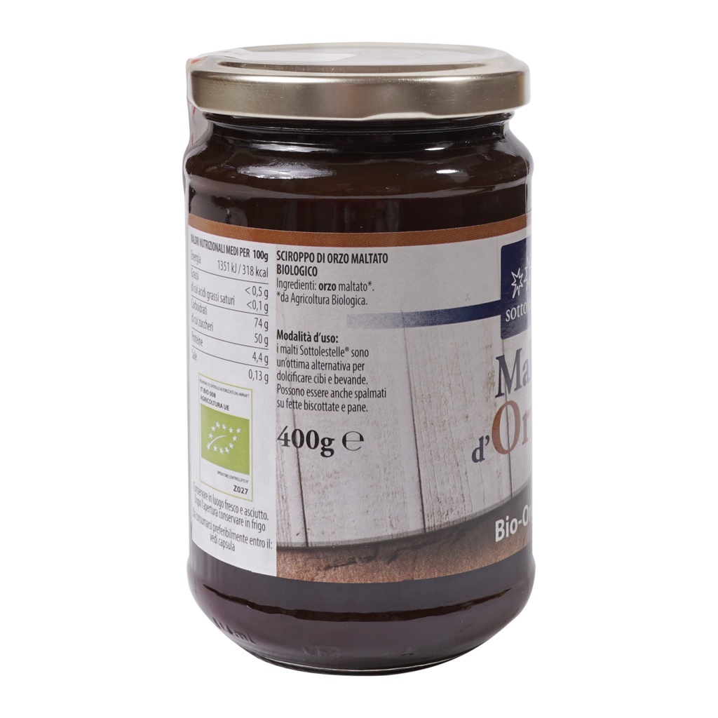 Mạch nha lúa mạch hữu cơ  - Sottolestelle - 400g - HCMShop