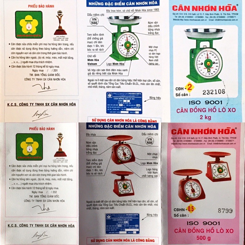 Cân đồng hồ| Cân 5kg| Cân 2kg| Cân 1kg| Cân 0.5kg