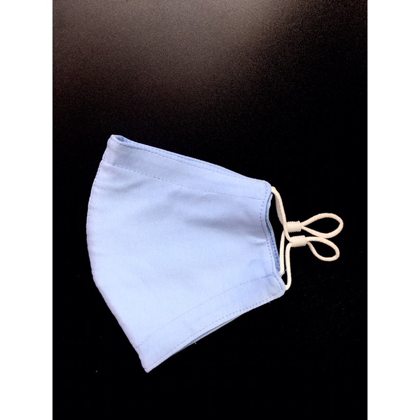 KHẨU TRANG  ĐEN   DÙNG CẢ 2 MẶT COTTON 100% CÓ NÚT ĐIỀU CHỈNH KÍCH CO | BigBuy360 - bigbuy360.vn