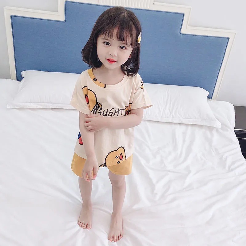 Bộ quần áo BÉ GÁI mùa hè đồ bộ trẻ em xuất Hàn Quốc