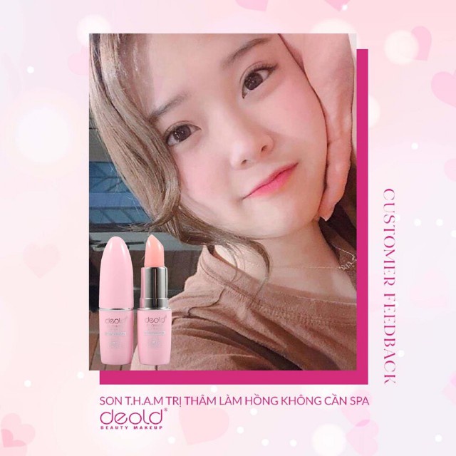 Son Dưỡng Chống Thâm Làm Hồng Môi - Deold Natural Blossom Lip Balm 3.3g