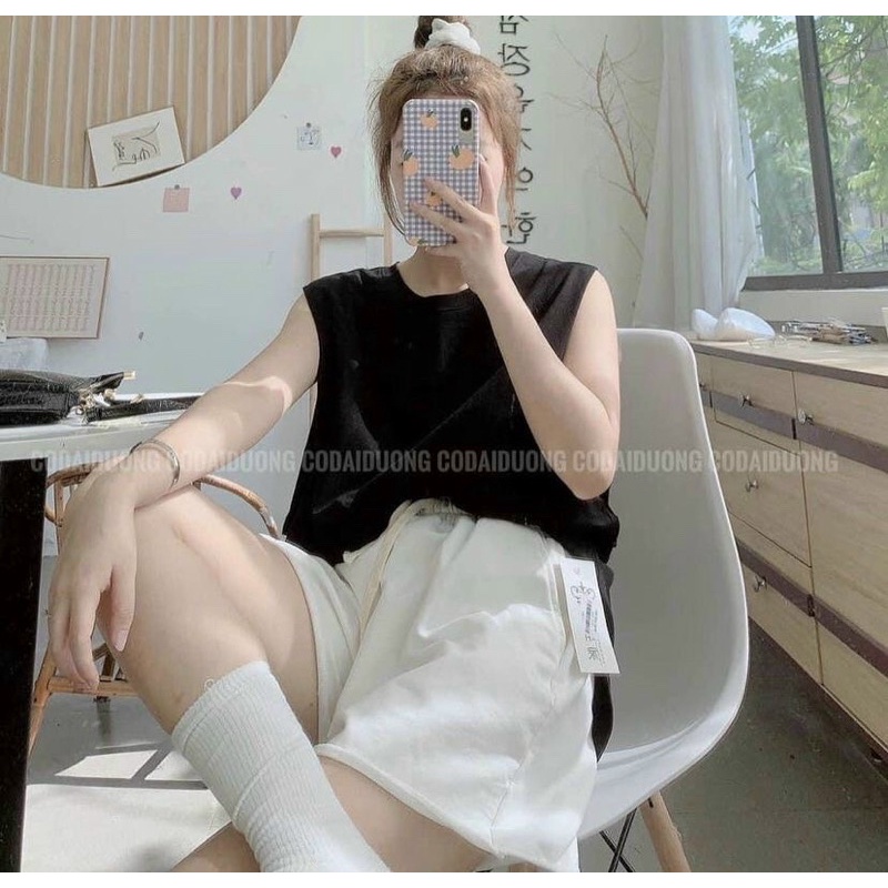 Áo Ba lỗ Uzzalang form rộng diện Hè cực đỉnh Hàng Quảng Châu