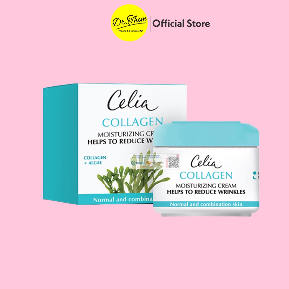 ✅[CHÍNH HÃNG] Celia Collagen Kem Bảo Vệ Dưỡng Ẩm Chống Nhăn - Celia Collagen Moisturizing Cream Helps To Reduce Wrinkles