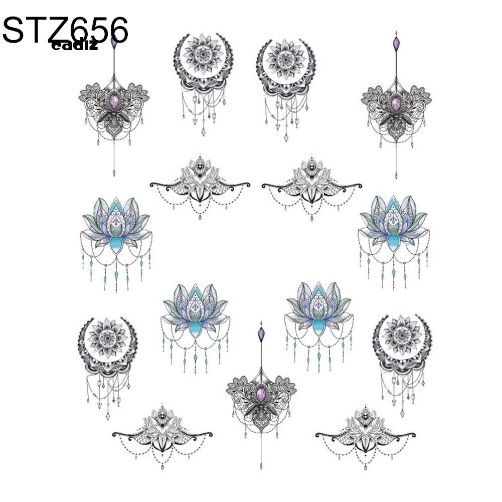 Nhãn dán móng tay thiết kế nhiều họa tiết thời trang