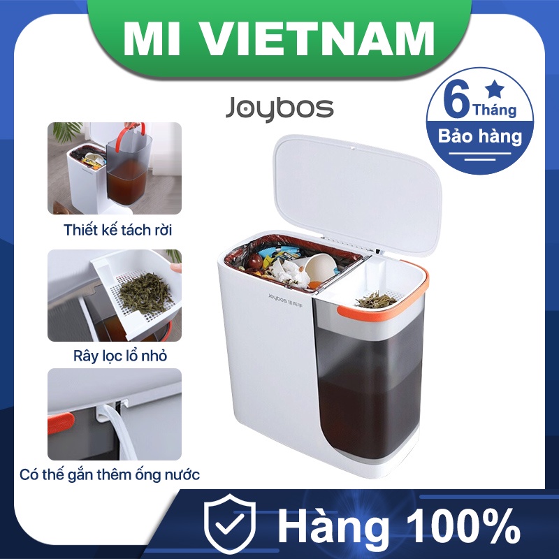 Thùng rác phòng khách Joybos CFB1 15 lít chất liệu dày dặn chắc chắn chịu lực tốt