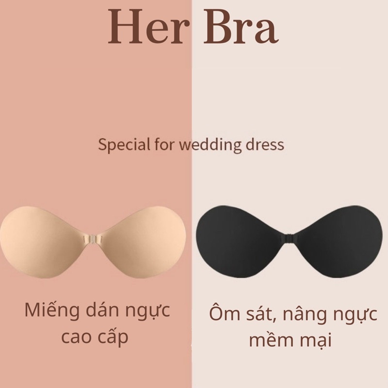 Áo dán ngực cài trước, áo ngực dán nâng ngực không dây, định hình ngực hàng cao cấp loại 1 PK04