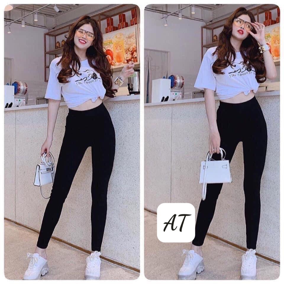 [ Mã WASTRUN4 giảm 10% tối đa 30K đơn 99K] Quần legging thái ngố, dài cao cấp