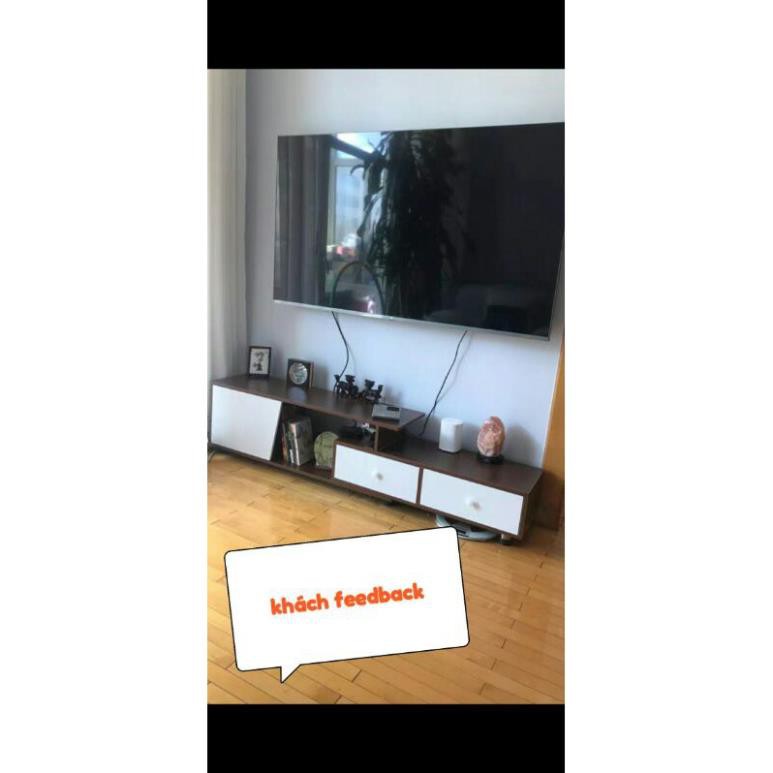 [HÀNG MỚI] Kệ tivi gỗ, Kệ tủ TV đẹp phòng khách decor nhà cửa KTV017