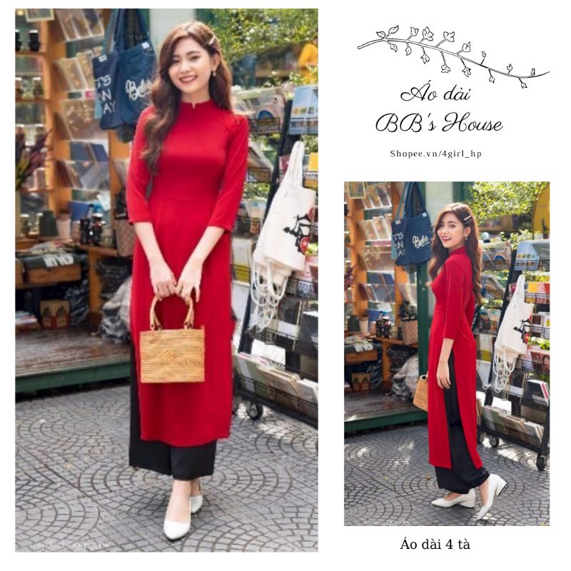 Áo dài 4 tà nhiều màu cực xinh