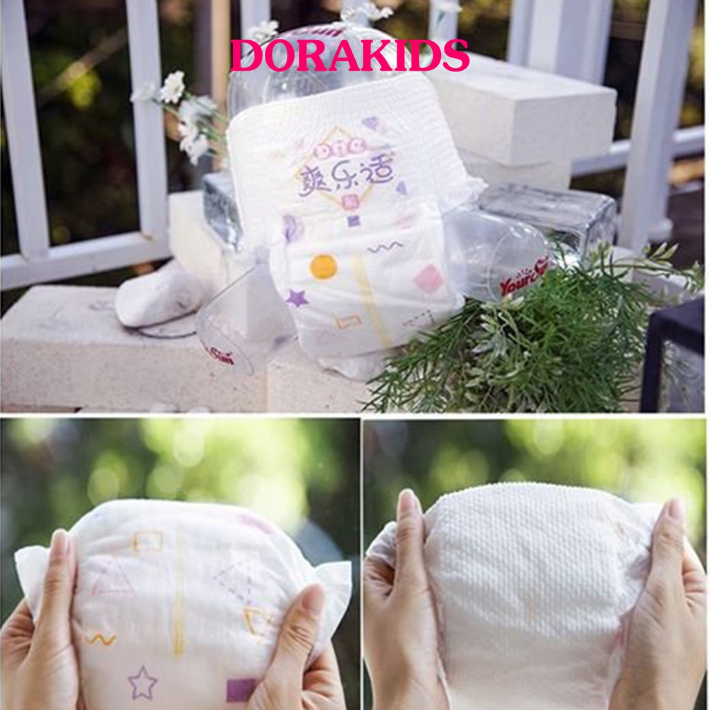 Combo 3 bịch tã dán/quần DHC nội địa Trung cao cấp, siêu mỏng đủ size cho bé từ 3-20kg