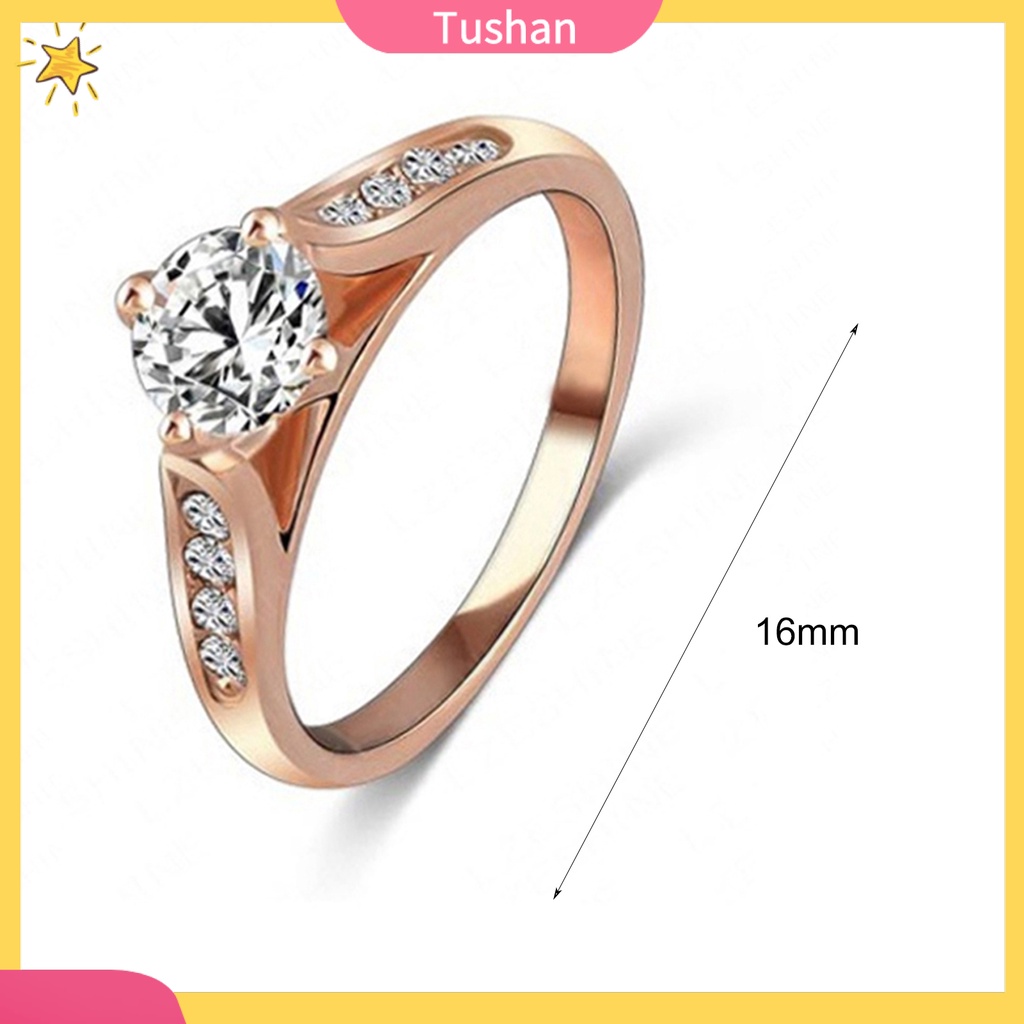 Nhẫn đeo tay kim loại đính đá lấp lánh thiết kế sang trọng cho nữ