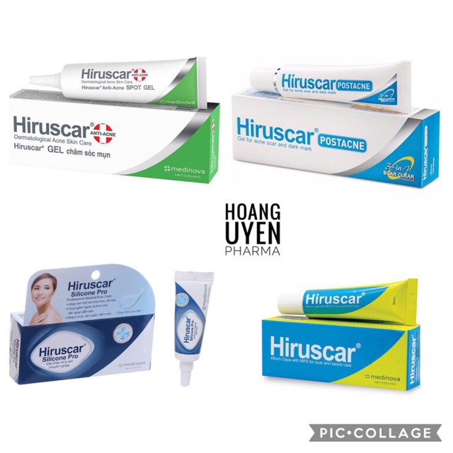Gel bôi sẹo Hiruscar Post Acnes/ Silicon pro/ Gel bôi mụn Anti-Acne Spot Gel | BigBuy360 - bigbuy360.vn