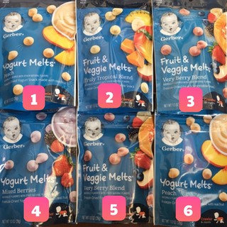 Sữa chua khô Gerber - Mẫu mới date 5/2022