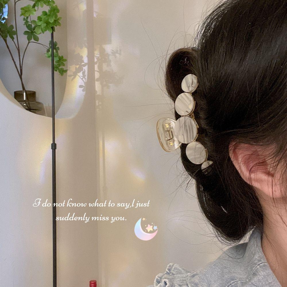 Kẹp Tóc Càng Cua Bằng Nhựa Màu Tím Hoa Oải Hương / Bầu Trời Sao Nhỏ Sáng Tạo Cho Nữ BERNARDO