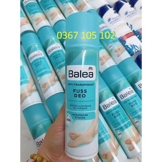 Xịt khử mùi hôi chân Balea Fuss Deo 24h, nội địa Đức