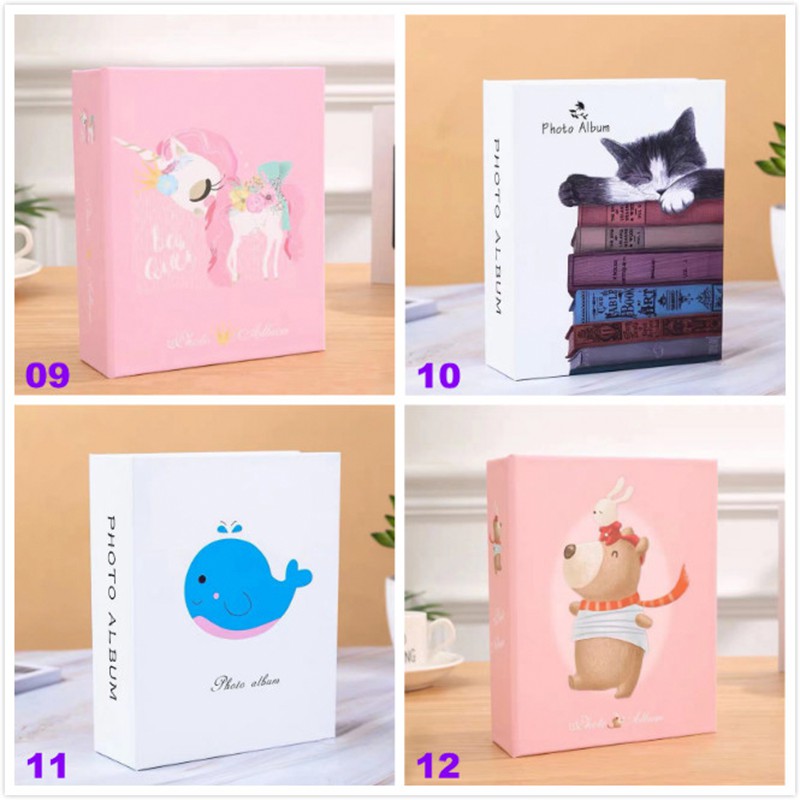 Dễ Thương Album Ảnh Gia Đình 6 Inch 100 Tấm Hình Động Vật Đáng Yêu