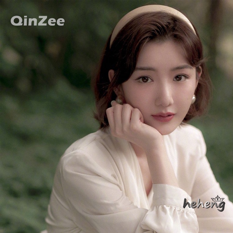 Mao Xiaotong Kẹp Tóc Nhỏ Nhắn Bằng Xốp Mặt Rộng Kiểu Pháp Cổ Điển Cao Cấp Cho Nữ