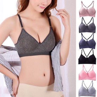 Áo ngực thể thao êm ái đan dây chéo sau lưng thời trang cho nữ