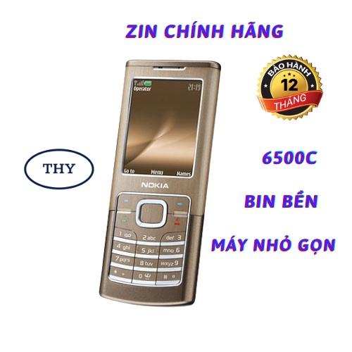 Điện Thoại Nokia 6500 classic Bộ Nhớ 1G Phổ Thông Giá Rẻ Zin Chính Hãng Bảo Hành 12 Tháng