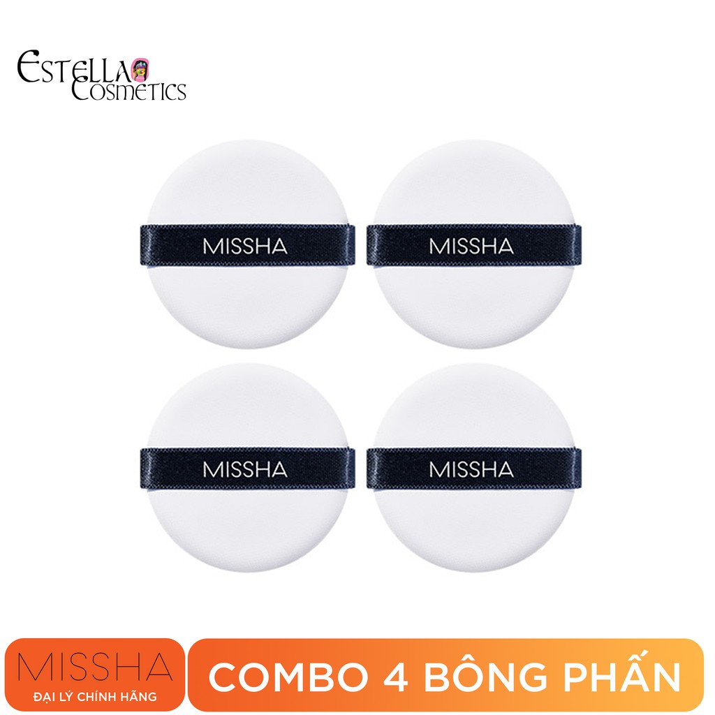 Bông Phấn Cushion Missha Air In Puff 4 Miếng