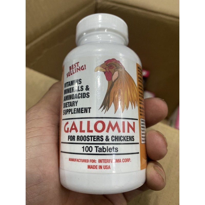 Galomin thuốc bổ gà đá Mỹ