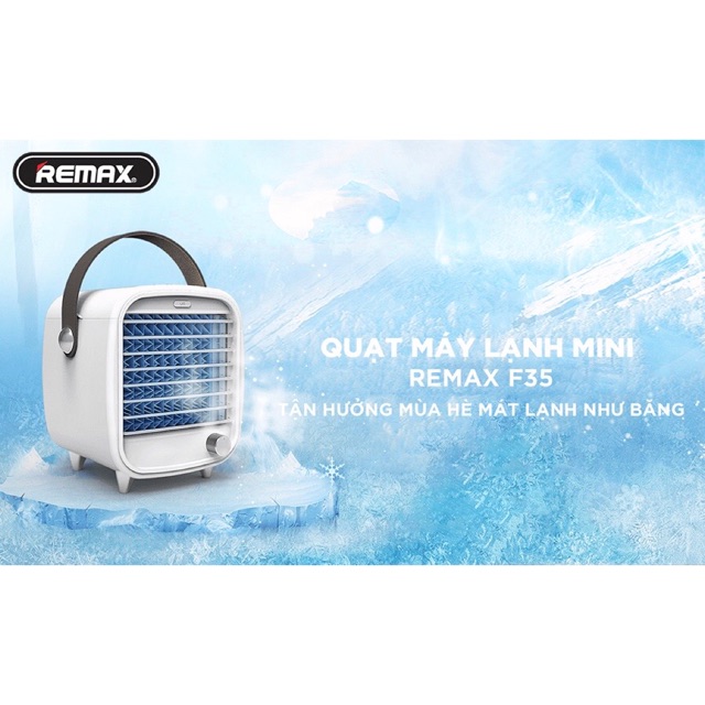 quạt điều hoà đá mini Remax f35