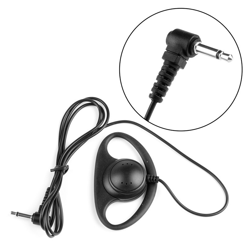 Tai Nghe Chữ D Jack 3.5mm Cho Bộ Đàm