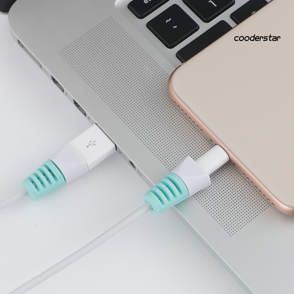 2 Vỏ bảo vệ cáp sạc bằng silicon chống đứt đa năng