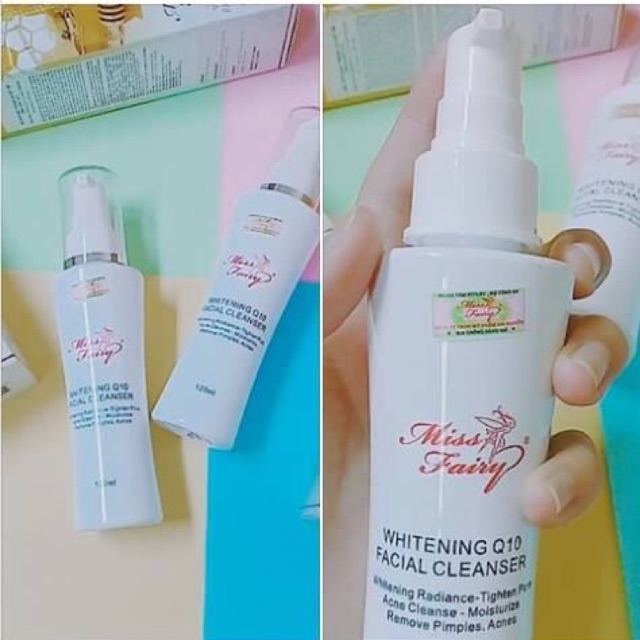 💦💦 MISSFAIRY-GEL RỬA MẶT LÀM TRẮNG TINH CHẤT Q10 - Q10 CLEANSER 💦 💦