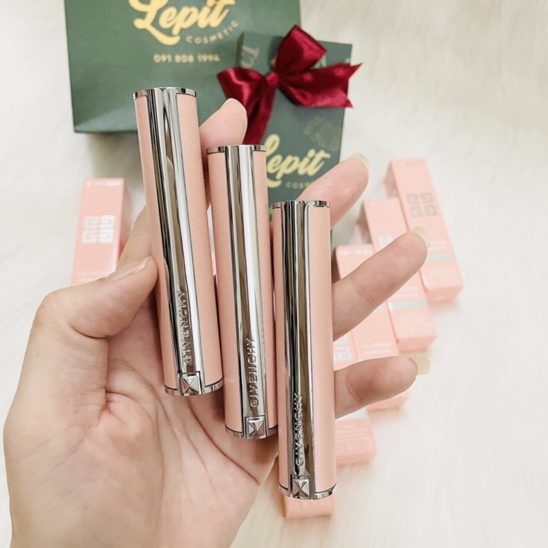 Son dưỡng Givenchy Le Rouge Perfecto màu 303 Warming Red và 302 Solar Red