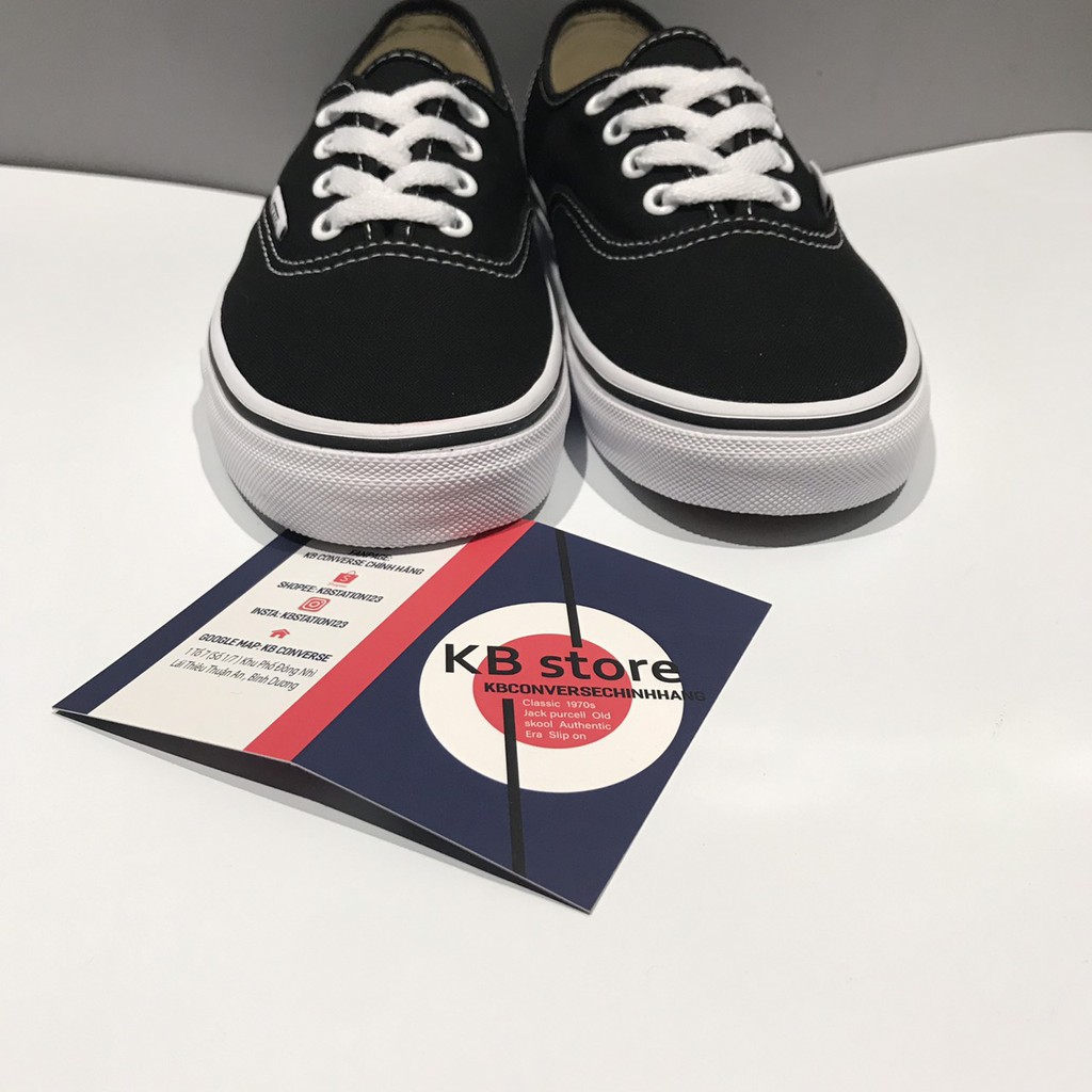 Giày Vans Authentic đen chính hãng