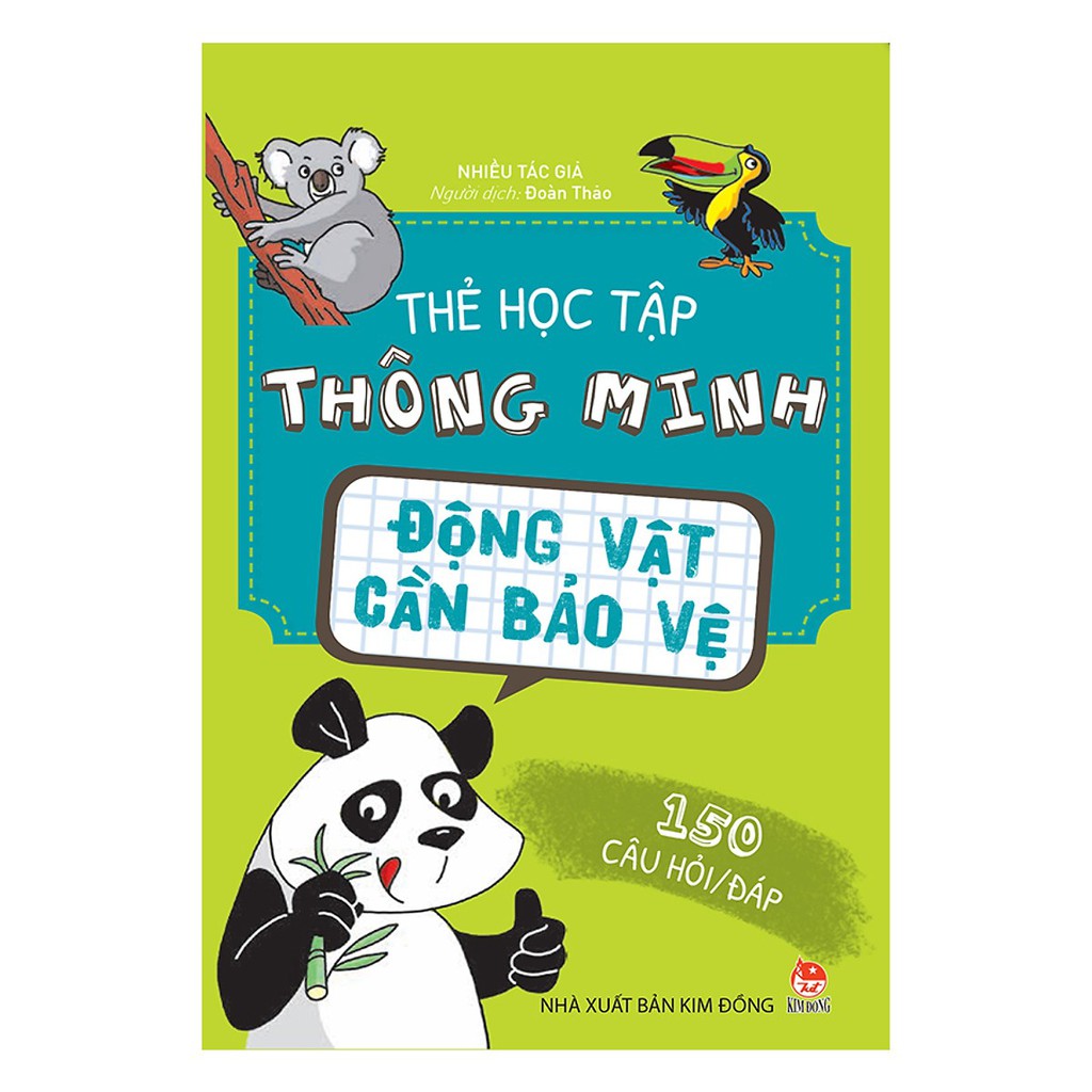 Sách - Thẻ học tập thông minh - Động vật cần bảo vệ