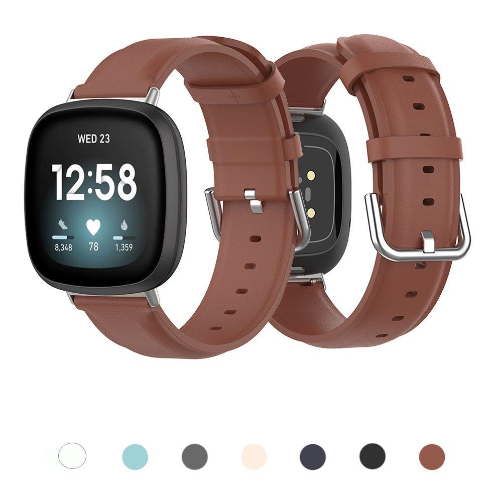 Dây Đeo Thay Thế Bằng Da Thật Cho Fitbit versa 3 sense