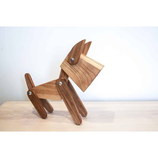 ĐÈN ĐỂ BÀN GỖ HANDMADE CHÚ CHÓ